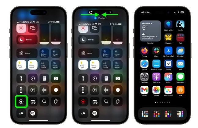 广华办事处苹果手机维修分享iPhone14录屏如何隐藏灵动岛和红色指示器 